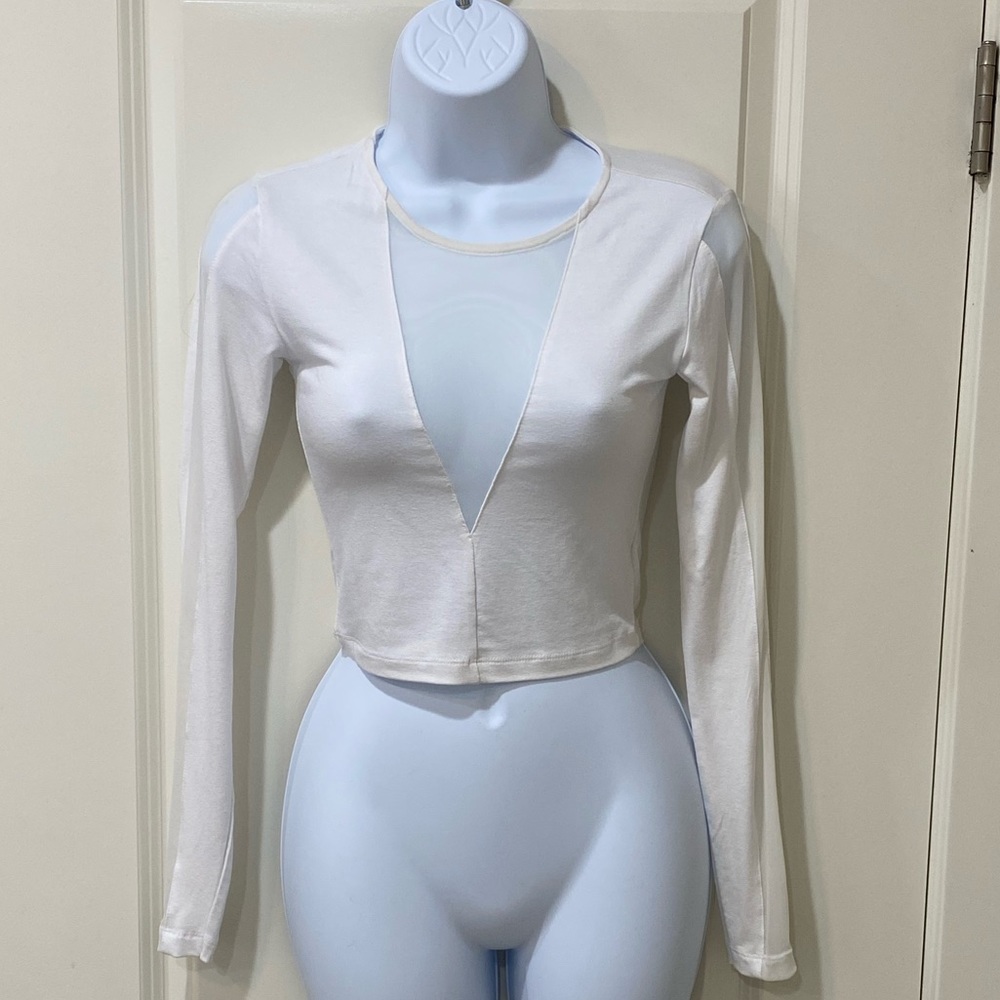 White Asos white brand new top size 0, xs (tall)
